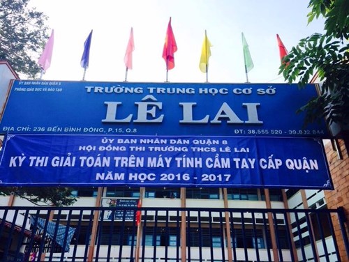 Kỳ thi học sinh giỏi giải toán trên máy tính cầm tay - cấp quận
năm học 2016-2017